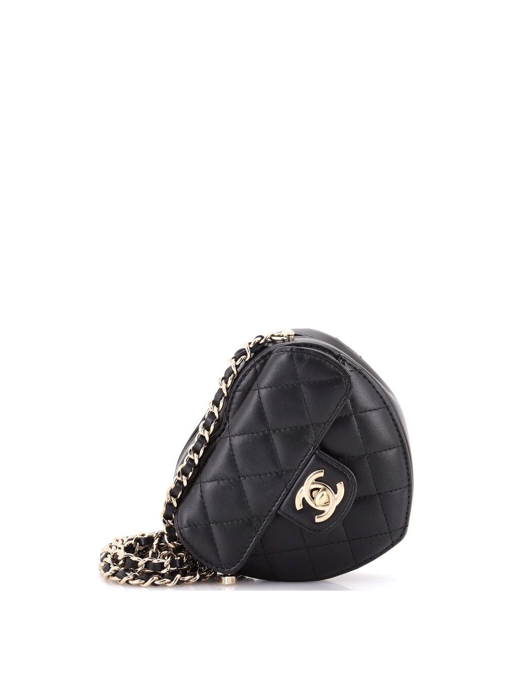 Chanel Cc In Love Heart Clutch With #241245C43B